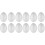 100 Eier, Eiformen, Eierdekorationen, 6 cm 3