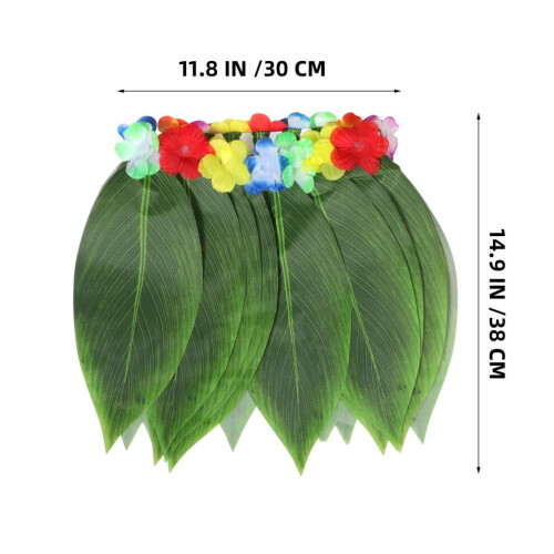 Jupe à feuilles ajustable - pour luau, plage, scène 1