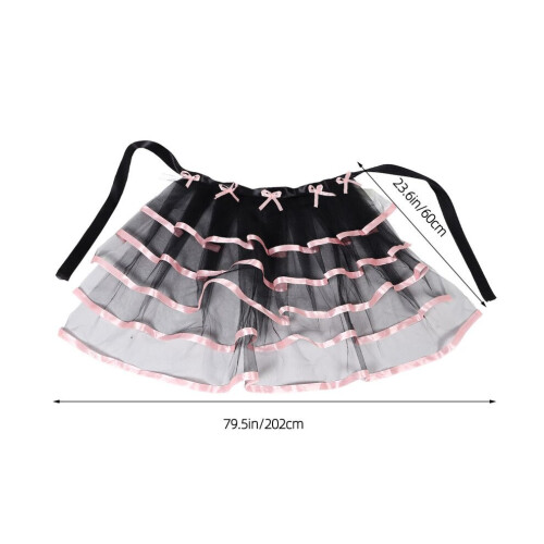 Rosa Tutu-set för temafester för kvinnor 1