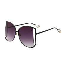 Gafas de sol transparentes retro de rapero para hombre, divertidas y geniales, a la moda.