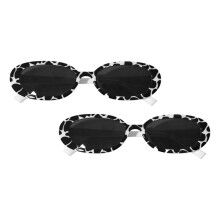 Gafas de sol pequeñas con diseño salvaje y caja
