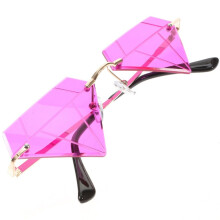 Gafas de sol cuadradas sin montura Mlins para niños y mujeres