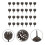 50pcs Plastic Fertilizer Boxes Practical Bonsai Fertilizer Containers 5