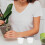 Set van 10 plastic plantenpotjes met netstructuur 5