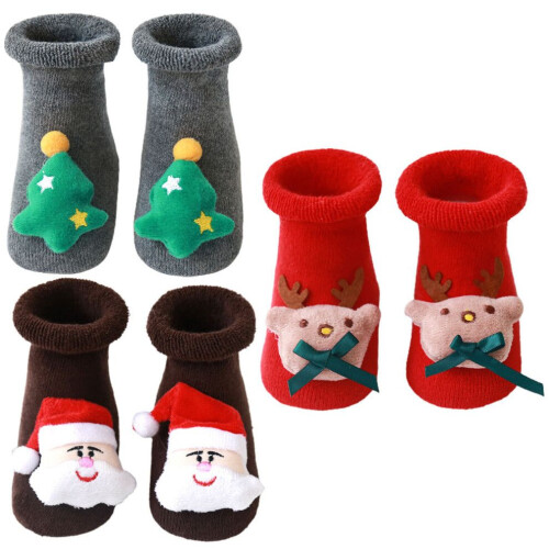 Set van 2 kerstsokken voor baby's