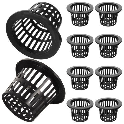 10. plastic cups, hydroponic containers, plant baskets