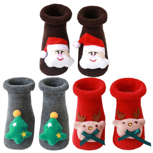 Set van 2 kerstsokken voor baby's 1