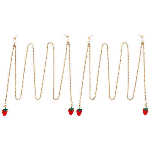 Goldene Hawaii-Partygläser mit Kette, robust, 2 Stück 1