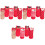 15 par julstrumpor med tecknad design 3