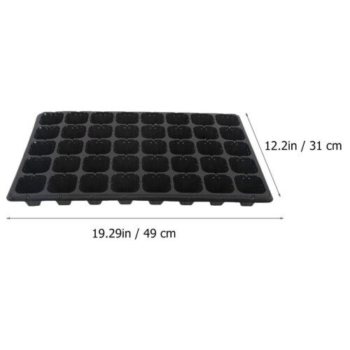 10 40-zaaitrays met tray voor de tuin, 1