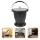 Cabezal de ducha multifunción cuadrado con iluminación LED 4