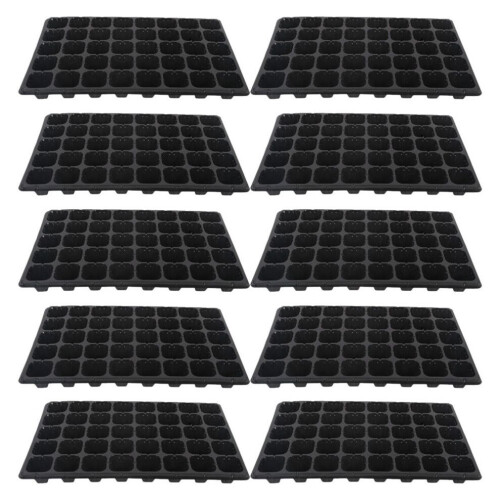 10 40-zaaitrays met tray voor de tuin, 2