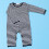 3-delat långärmat jumpsuitset med snögubbehatt 5
