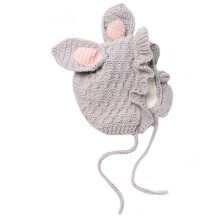 1 gestrickte Babymütze, Wintermütze