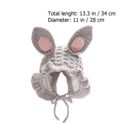 1 stickad babymössa, vintermössa 1