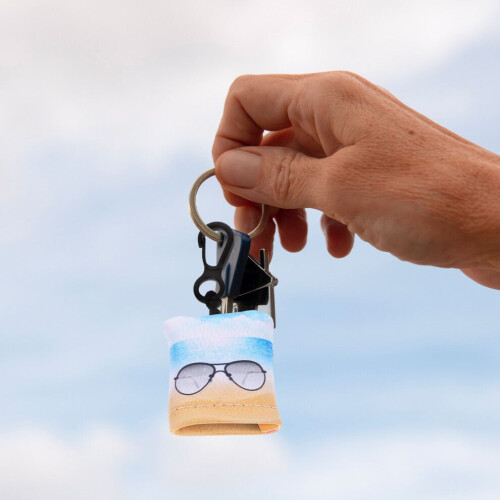 3 porte-clés en microfibre pour lunettes 2