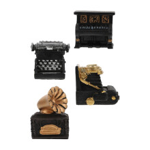 8 mini retro videoinspelare: piano, skrivmaskin, grammofon