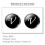 Glass cufflinks with a V for men 3