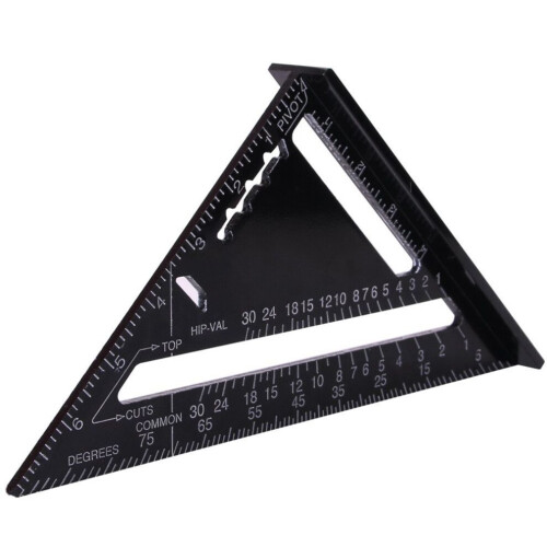 7 inch Premium Ridge Hoekmarkeringshulpmiddel Zwart