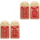 4 Mini Black Coffins Plastic Box Halloween Cemetery 5