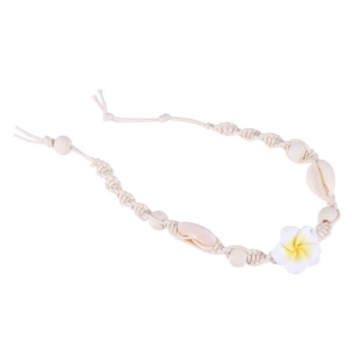 Women's anklet with Hawaiian beads, adjustable 1