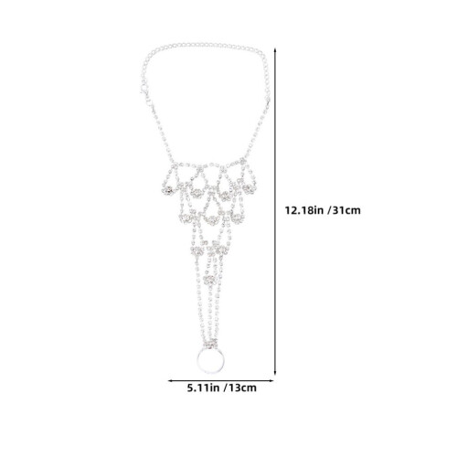 2 anklets 31x13x0.5 cm silver 1