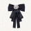 Broche nœud avec , , 1 5