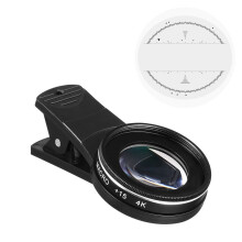 Objectif macro pour téléphone portable avec pince, filtre macro unique