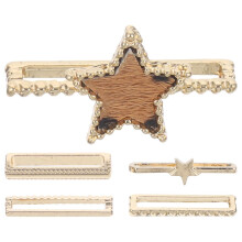 Watchband Pendant Star Leopard Ring Ornament Set