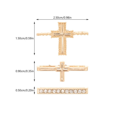 5 metal watch strap charms, compatible with Apple Watch 1