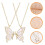 Reloj infantil con conjunto de collar y pulsera para 5