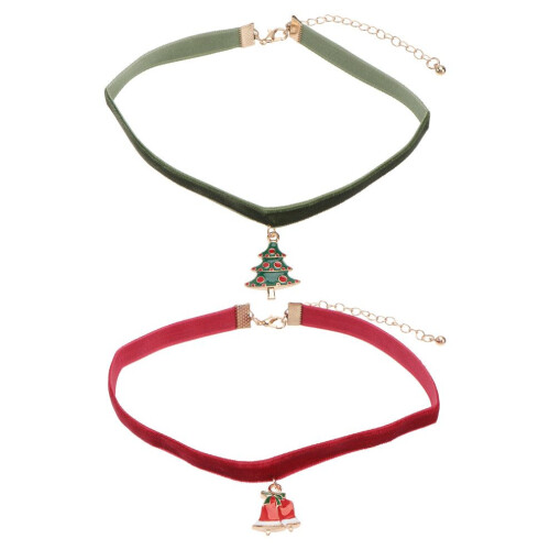 Collier de Noël en 6 pièces, pendentif, accessoire festif
