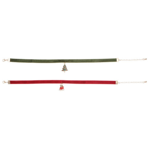 Collier de Noël en 6 pièces, pendentif, accessoire festif 1