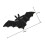 3 adjustable plastic Halloween bat rings 4