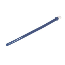 Bracelet en silicone bleu foncé uni pour enfants