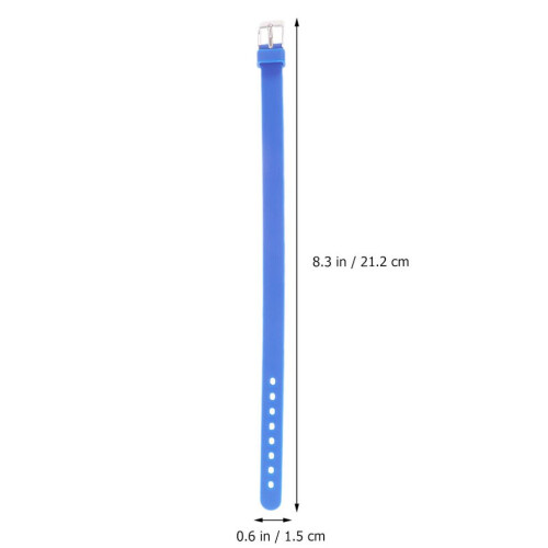 Solid color silicone bracelet, for children 1