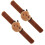 2er-Pack Plüsch-Capybara-Klatscharmbänder als Geschenk für Kinder 1