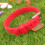 Armband aus massivem, rotem Silikon für Kinder 4