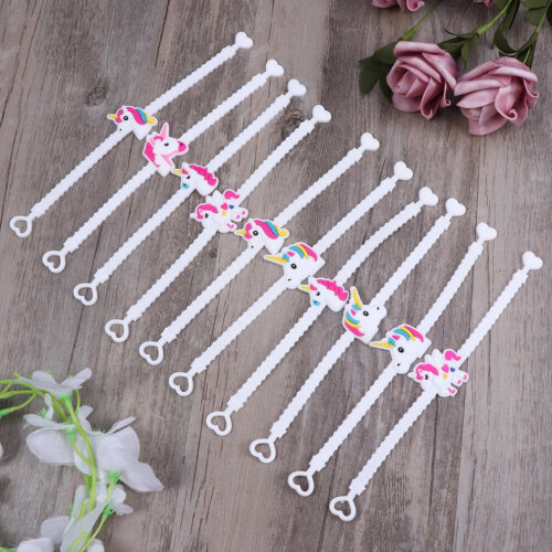 10 Einhorn-Armbänder für Kinder 2