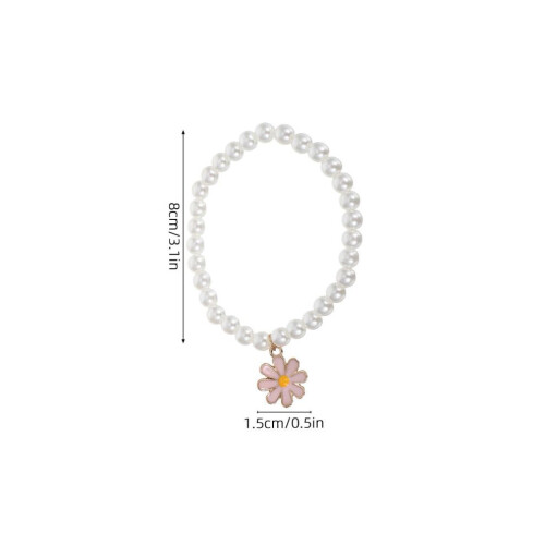 12-teiliges Perlenarmband-Set, stapelbare Blumenanhänger, Boho-Schmuck 1