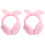 2-Pack Bowknot Winter Earmuffs, Foldable Ear Warmers, Portable 3