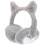 Winter earmuffs Miss Plush with sequins 1