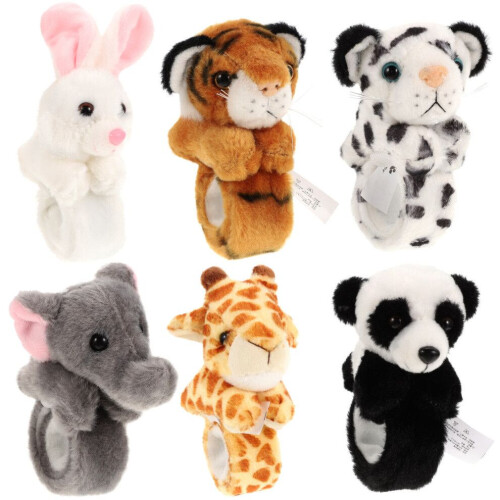 6 tierförmige Klapparmbänder im Kinderdesign 2