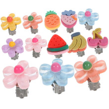 10 Paar Kinder-Clip-Ohrringe, niedlicher Schmuck für