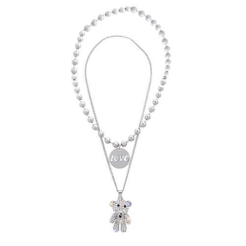 1 ensemble / 2 colliers pour femmes