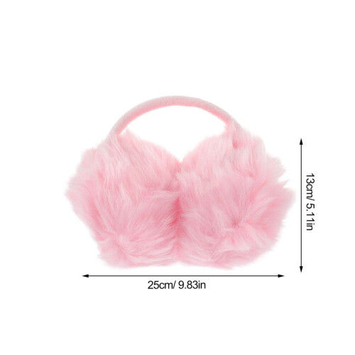 Orejeras de felpa para mujer, ajustables. 1