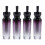 4 glasflaskor för eteriska oljor, påfyllningsbara droppflaskor 20 ml 1