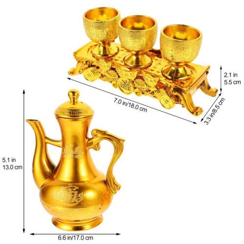 1 Set Buddha-Wasseropferbecher Gebetsutensilien 1