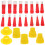 22- . Rubber nozzle tool set, reusable, durable 1