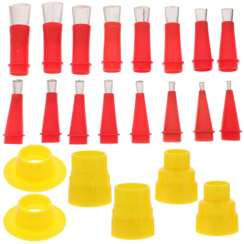 22- . Rubber nozzle tool set, reusable, durable